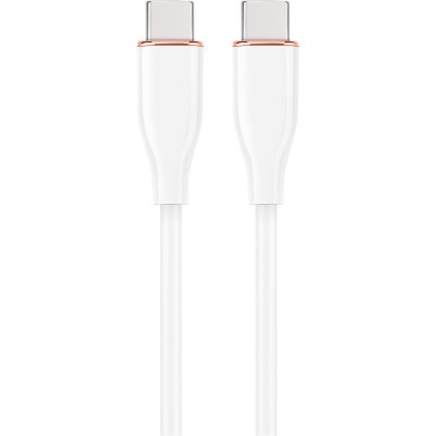 Дата кабель USB-C to USB-C 1.5m 3A Cablexpert (CC-USB2S-CMCM-1.5M-W)
