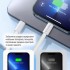 Дата кабель USB-C to USB-C 2.0m (braided cotton) (PD Fast Charging 60W) 3.0А grey ColorWay (CW-CBPDCC068-GR)
