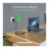 Дата кабель USB-C to USB-C 2.0m 100W 4K60Hz USB3.1 GEN2 Choetech (XCC-1007-V2-BK)