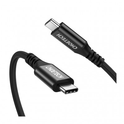 Дата кабель USB-C to USB-C 2.0m 100W 4K60Hz USB3.1 GEN2 Choetech (XCC-1007-V2-BK)