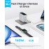 Зарядний пристрій Anker Laptop GaN 140W 3xUSB-C PD3.1 + USB-A + display + cable Silver (B2697G41)