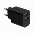 Зарядний пристрій Gembird (2USBх2.4A 12W) Black (TA-UC-2A12-01-BK)