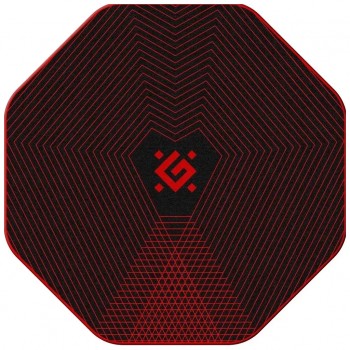 Ігрова поверхня Defender Tekta 1160х1160х4мм, гелева, чорно-червона