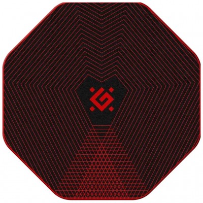 Ігрова поверхня Defender Tekta 1160х1160х4мм, гелева, чорно-червона