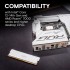 Пам'ять DDR5 16GB 6400 MHz Pro Overclocking White MICRON CP16G64C38U5W