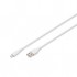 Дата кабель USB 2.0 AM to Lightning 2.0m 12W white Digitus (AK-600108-020-W)