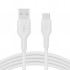 Дата кабель USB 2.0 AM to USB-C 2.0m white Belkin (CAB008BT2MWH)