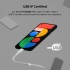 Дата кабель USB 2.0 AM to USB-C 2.0m white Belkin (CAB008BT2MWH)