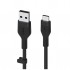 Дата кабель USB 2.0 AM to USB-C 3.0m 15W Black Belkin (CAB008BT3MBK)