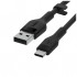 Дата кабель USB 2.0 AM to USB-C 3.0m 15W Black Belkin (CAB008BT3MBK)
