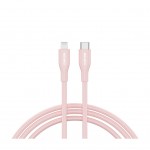 Дата кабель USB-C to Lightning 1.0m CLNM60 C-L 60W MFI Silicon Pink Canyon (CNS-CLNM60SC10PS)