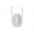 Дата кабель USB-C to USB-C 1.0m 60W Magnet Braided White Canyon (CND-CCMG60AB15W)