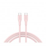Дата кабель USB-C to USB-C 1.0m CC60SC10 60W Silicon Pink Sand Canyon (CNS-CC60SC10PS)