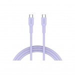 Дата кабель USB-C to USB-C 1.0m OnWire 60CL C-C 60W COLOR Braided 1m Purple Canyon (CND-CCAP60AB10PU)