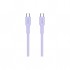 Дата кабель USB-C to USB-C 1.0m OnWire 60CL C-C 60W COLOR Braided 1m Purple Canyon (CND-CCAP60AB10PU)