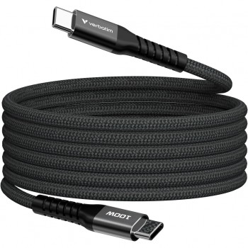 Дата кабель USB-C to USB-C 1.2m Magnetic 100W black Verbatim (31863)