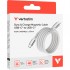 Дата кабель USB-C to USB-C 1.2m Magnetic 100W gray Verbatim (31854)