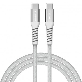 Дата кабель USB-C to USB-C 1.2m Magnetic 60W gray Verbatim (31850)