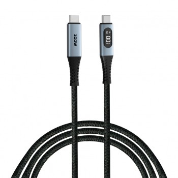 Дата кабель USB-C to USB-C 1.2m with display 100W black Verbatim (31848)