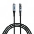 Дата кабель USB-C to USB-C 1.2m with display 100W black Verbatim (31848)
