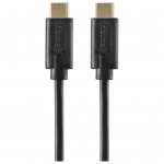 Дата кабель USB-C to USB-C 1.5m Black Hama (00086409)