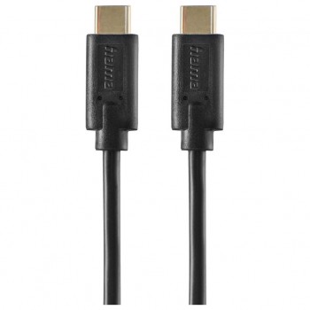 Дата кабель USB-C to USB-C 1.5m Black Hama (00086409)