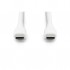 Дата кабель USB-C to USB-C 2.0m USB 2.0 60W silicone white Digitus (AK-300341-020-W)