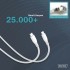 Дата кабель USB-C to USB-C 2.0m USB 2.0 60W silicone white Digitus (AK-300341-020-W)