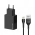 Зарядний пристрій Grand-X CH03LTB USB + cable USB to Lightning 10.5W Black (CH-03LTB)