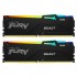 Пам'ять DDR5 64GB (2x32GB) 5200 MHz Beast RGB EXPO Black Kingston Fury (ex.HyperX) KF552C40BB2AK2-64