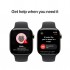 Смарт-годинник Apple Watch Series 10 GPS + Cellular 46mm Slate Titanium Case with Black Sport Band - M/L (MWYE3QH/A)