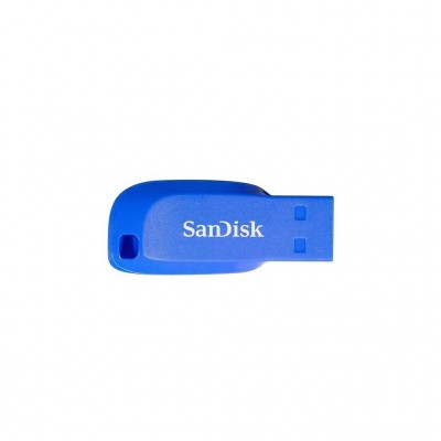 флеш USB 64GB Cruzer Blade Electric Blue USB 2.0 SANDISK (SDCZ50C-064G-B35BE)