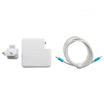 Блок живлення до ноутбуку AlSoft Apple A2166 96W 20.5V/4.7A, 15V/3A, 9V/3A, 5.2V/3A, USB type-C (A40377)