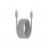 Дата кабель USB-C to USB-C 1.0m 60W Magnet Braided Light Grey Canyon (CND-CCMG60AB15LG)