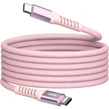 Дата кабель USB-C to USB-C 1.2m Magnetic 60W pink Verbatim (31853)