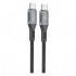 Дата кабель USB-C to USB-C 2.0m CBGPD60WTT2 60W grey Intaleo (1283126518102)