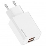 Зарядний пристрій Grand-X CH-15W 2xUSB 10.5W Black (CH-15W)