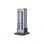 USB-хаб Promate USB-C 14-in-1 Promate gegatower-60w (gegatower-60w)