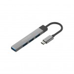 USB-хаб Promate USB-C 4-in-1 порти Promate litehub-4.grey (litehub-4.grey)