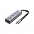 USB-хаб Promate USB-C 4-in-1 порти Promate mediahub-c3.grey (mediahub-c3.grey)