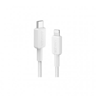 Дата кабель USB 2.0 AM to Lightning 0.9m White Anker (A81B5H21/A81B5G21)