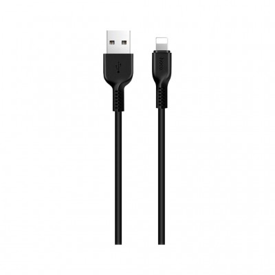 Дата кабель USB 2.0 AM to Lightning 1.0m 2.4A PVC TPE X20 black HOCO (6957531068808) Дата кабель USB 2.0 AM to Lightning 1.0m 2.4A PVC TPE X20 black HOCO (6957531068808)