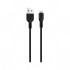 Дата кабель USB 2.0 AM to Lightning 1.0m 2.4A PVC TPE X20 black HOCO (6957531068808) Дата кабель USB 2.0 AM to Lightning 1.0m 2.4A PVC TPE X20 black HOCO (6957531068808)
