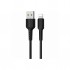 Дата кабель USB 2.0 AM to Lightning 1.0m 2A PVC BX16 black BOROFONE (6957531099512)