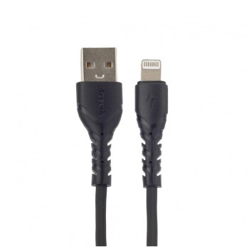Дата кабель USB 2.0 AM to Lightning 1.0m 3A black Proda (PD-B47i-BK)