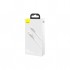 Дата кабель USB 2.0 AM to Lightning 1.0m Cafule Series Metal 2.4A White Baseus (CALJK-A02)