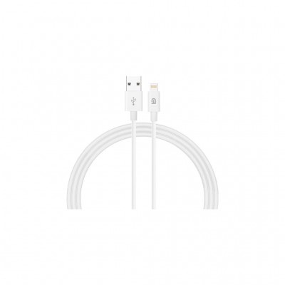 Дата кабель USB 2.0 AM to Lightning 1.2m AMD818L white Armorstandart (ARM64302)