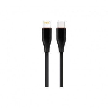Дата кабель USB 2.0 AM to Lightning 1.5m 2.25A Cablexpert (CC-USB2S-CM8PM-1.5M-BK)