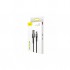 Дата кабель USB 2.0 AM to Lightning 2.0m Cafule grey+black Baseus (CALKLF-HG1)