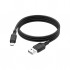 Дата кабель USB 2.0 AM to Micro 5P 1.0m Cool silicone X90 black HOCO (6931474788429)